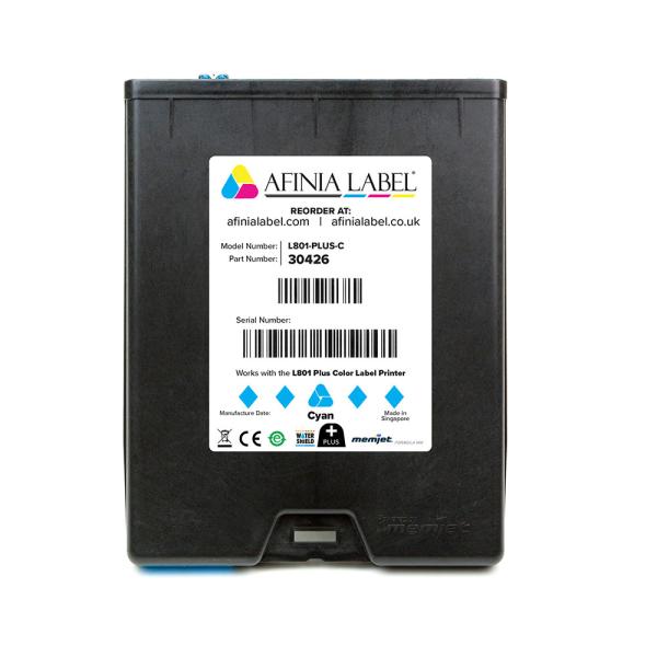 10er Set Tintenkartuschen Cyan Afinia L801 plus
